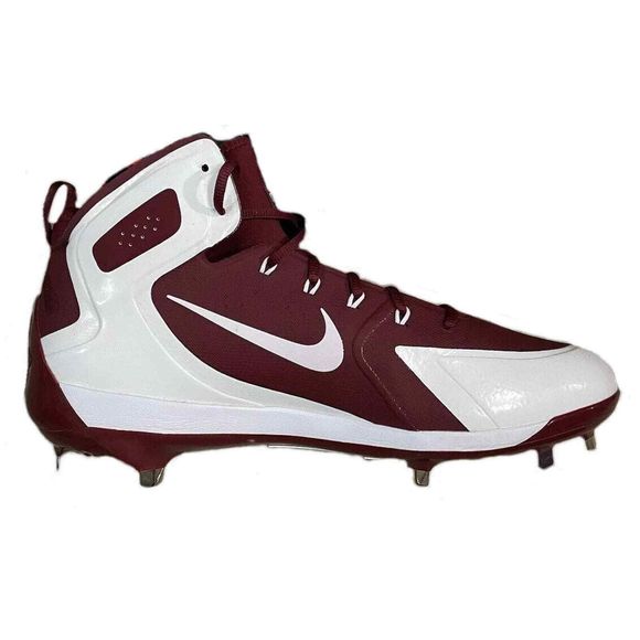 Nike Alpha Huarache Elite Metal‎ Baseball Cleats Red 923428-612 Men's Size 15 - Picture 2 of 6
